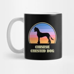 Chinese Crested Dog Vintage Sunset Dog Mug